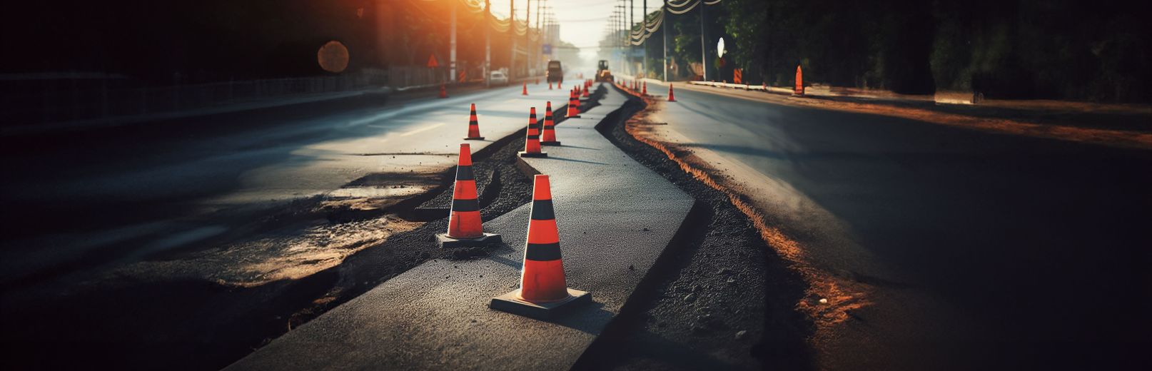 illustration chantier autoroute (source : adobe stock)