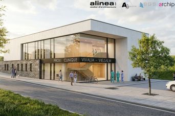 Lire l'actualité Vielsalm : le chantier de la première proxi clinique de Vivalia est officiellement lancé 