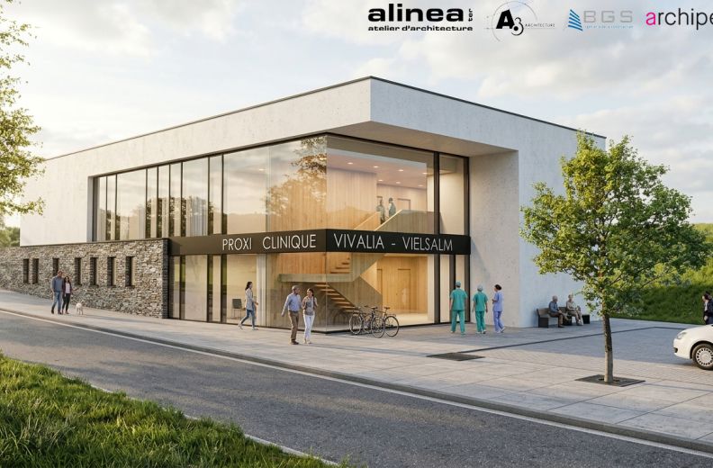 Lire l'actualité Vielsalm : le chantier de la première proxi clinique de Vivalia est officiellement lancé 